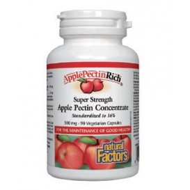 Natural Factors Super Strength Apple Pectin Concentrate / 90 капсули