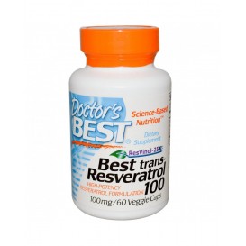 Doctor's Best Trans-Resveratrol 100 мг / 60 капсули