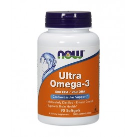 NOW Ultra Omega 3 Fish Oil 90 гел капсули