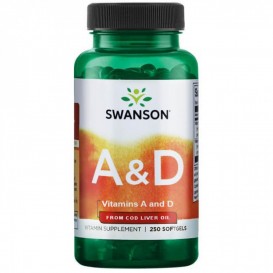 Swanson Vitamin A & D 250 гел капсули