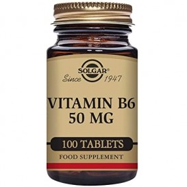 Solgar Vitamin B6 50 mg Tablet, 100 tabs