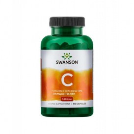 Swanson Vitamin C with Rose Hips 1000 мг / 90 капсули