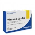 Yamamoto Nutrition Vitamina K2 + D3 30 капсули на супер цена
