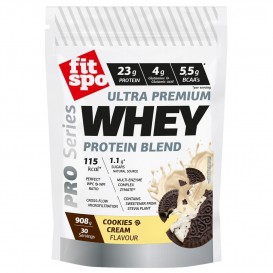 Fit Spo Whey Protein Powder - Biscuits With Cream 908 гр
