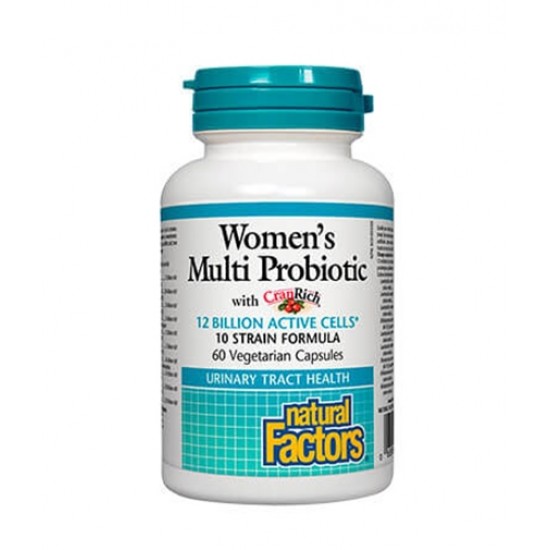 Natural Factors Women's Multi Probiotic / 60 капсули на супер цена