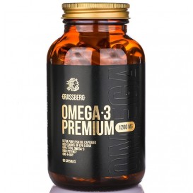 Grassberg Omega-3 Premium 1200m мг / 90 гел капсули