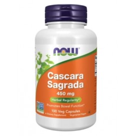 NOW Cascara Sagrada 450 мг / 100 капсули