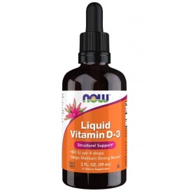 NOW Liquid Vitamin D-3 / 100 IU per drop 60 мл