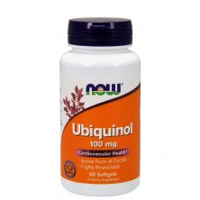 NOW Ubiquinol 100 мг / 60 гел капсули