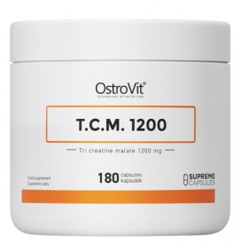 OstroVit Tri Creatine Malate / TCM 180 капсули / 1200 мг