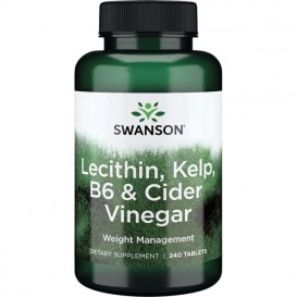Swanson Lecithin, Kelp, B-6, & Cider Vinegar 240 таблетки