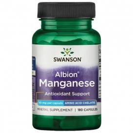 Swanson Albion Chelated Manganese 180 капсули
