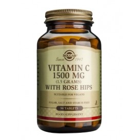 Solgar Vitamin C 1500 mg + Rose Hips 90 таблетки