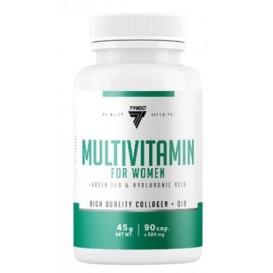 TREC NUTRITION Multivitamin for Women | with CoQ10 & Hyaluronic Acid 90 капсули
