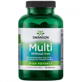 Swanson Multi without Iron - High Potency 120 софт гел капсули