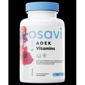 Osavi ADEK Vitamins | A + D + E + K | with Quali-D® - 120 Softgels