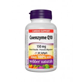 WEBBER NATURALS Coenzyme Q10/ Коензим Q10 150 mg x 60 soft